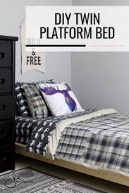 diy twin platform bed