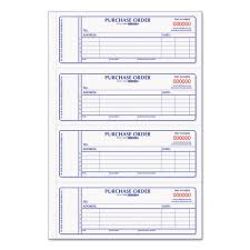 Purchase Order Book 7 X 2 3 4 Two Part Carbonless 400 Sets Book