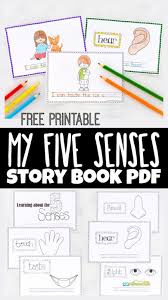 five senses story book free printable pdf
