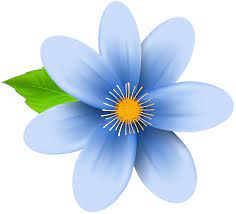 Blue Flower Clip Art Image​ | Gallery Yopriceville - High-Quality Free  Images and Transparent PNG Clipart