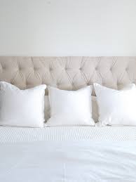 New White Bedding And Diy Euro Pillows