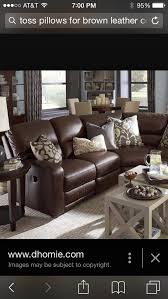 throw pillow ideas for leather couch