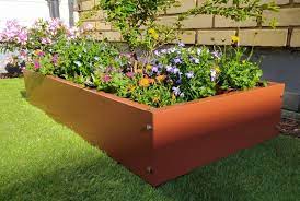 Terracotta Metal Garden Raised Bed Kit