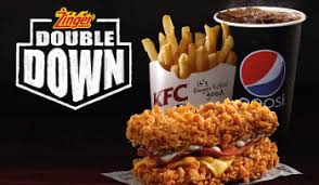 How can we make an indulgent burger like kfc zinger double down appealing when healthy living is on the rise? Dine In At Our Stores Kfc Malaysia