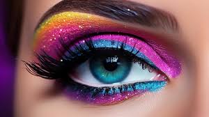 premium ai image colorful makeup
