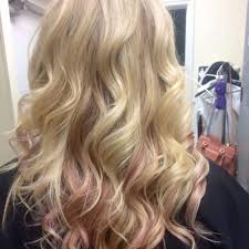 If you're already blonde with naturally light hair plus highlights and you're looking to spice up your life with a pop of color, you're already well on your way! Rose Gold Highlights On Dark Blonde Hair Midas Florence