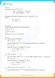 NCERT Solutions for Class 12 Maths Chapter 11 Exercise 11.3 Three  Dimensional Geometry