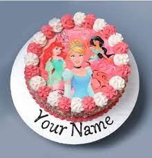 The Cake Box Girls Princess First Birthday Cake gambar png