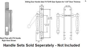 Multipoint Sliding Patio Door Assembly