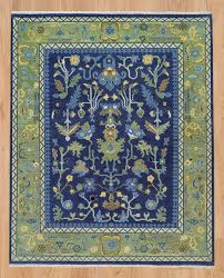oushak rug hand knotted wool rug