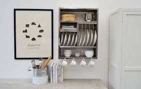 middle stainless steel plate rack by