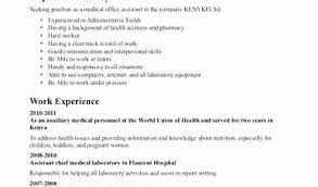 Physician Assistant Resume Sample Exotic Medical School