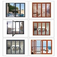 Steel Power Coated Aluminum Door And