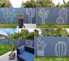 Diy Outdoor Wall Mural Ideas Outdoor