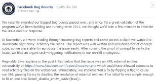 Facebook Bug Bounty Program Makes Biggest Reward Payout Yet gambar png