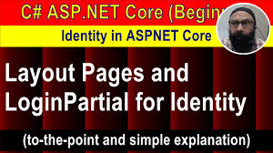 c asp net core layout pages and