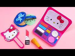 diy o kitty paper makeup mini