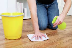 how to disinfect a wooden floor