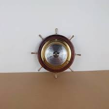 Weathermaster Wooden Nautical Barometer