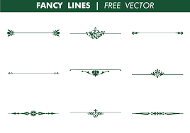 decorative lines vector art icons and