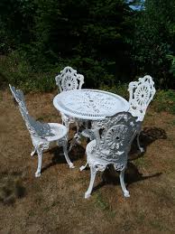 Metal Garden Patio Table And Chairs