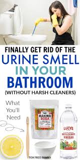 get rid of urine smell in your bathroom