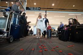 hobby airport wedding long distance