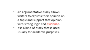 definition an argumentative essay is a type of writing that 3 edit