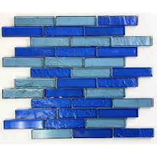 Textured Glass Brick Mosaic Tile