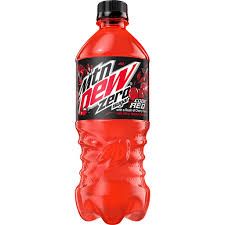 mtn dew t code red soda cherry 20 fl