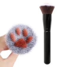 man made cat claw foundation brush with