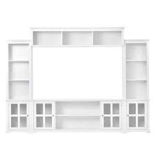 White Multifunctional Tv Stand Fits Tvs