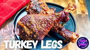 oven baked smoked turkey legs drums