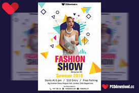 Get Free Fashion Show Flyer Template Freedownloadpsd Com