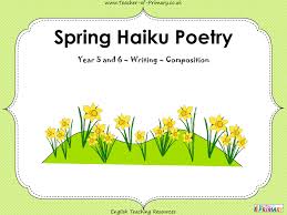 spring haiku poetry powerpoint