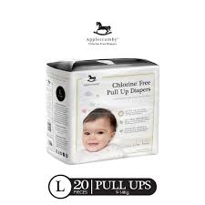 Where to get free diapers for low income families. Applecrumby Chlorine Free Large Pull Up Pants Baby Diapers 9 13 Kg 20pcs X 1 Pack Shopee Philippines