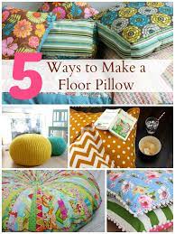 planning to make a diy floor cushion