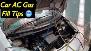 car ac gas filling tips how to gas