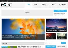Point Blogger Template 2014 Free Download