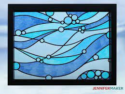 faux stained glass window a coloring