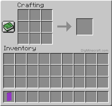 how to make a purple banner in minecraft