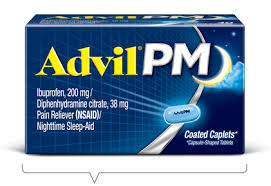 Advil Pm Caplets Pain Relief Sleep Aid Advil Pm
