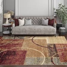bliss rugs tekoa contemporary area rug multi 5 x 7