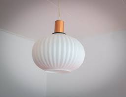 Vintage Pendant Lamp Frosted Milk