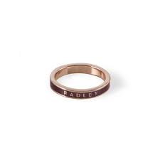 Ladies Radley Rose Gold Plated Sterling Silver Hatton Row Ring Size P Ryj4006 L