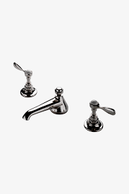 three hole deck mounted lavatory faucet