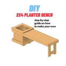 Diy Planter Bench Plans Easy Weekend