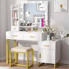 pakasept makeup desk with mirror and