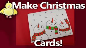 20 merry christmas animated greeting cards. Let S Make Some Easy Handmade Christmas Cards From Livestream 2 Youtube