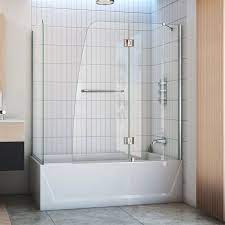dreamline aqua bathtub door standard